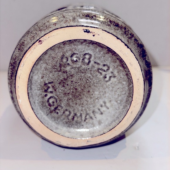 W. German Scheurich Patterned Ceramic Vase Earth Tones Vtg "W. Germany 268-23' - Picture 2 of 3